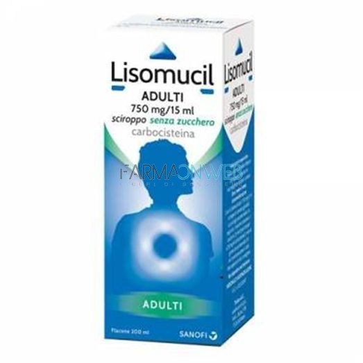 Lisomucil Tosse Muc 750 Mg/15 Ml Sciroppo Con Zucchero Flacone 200 Ml