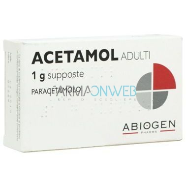 Acetamol Adulti 1 G Supposte 10 Supposte