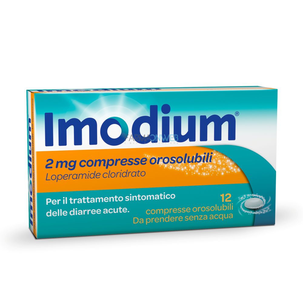 Imodium 2 Mg Compresse Orosolubili 12 Compresse
