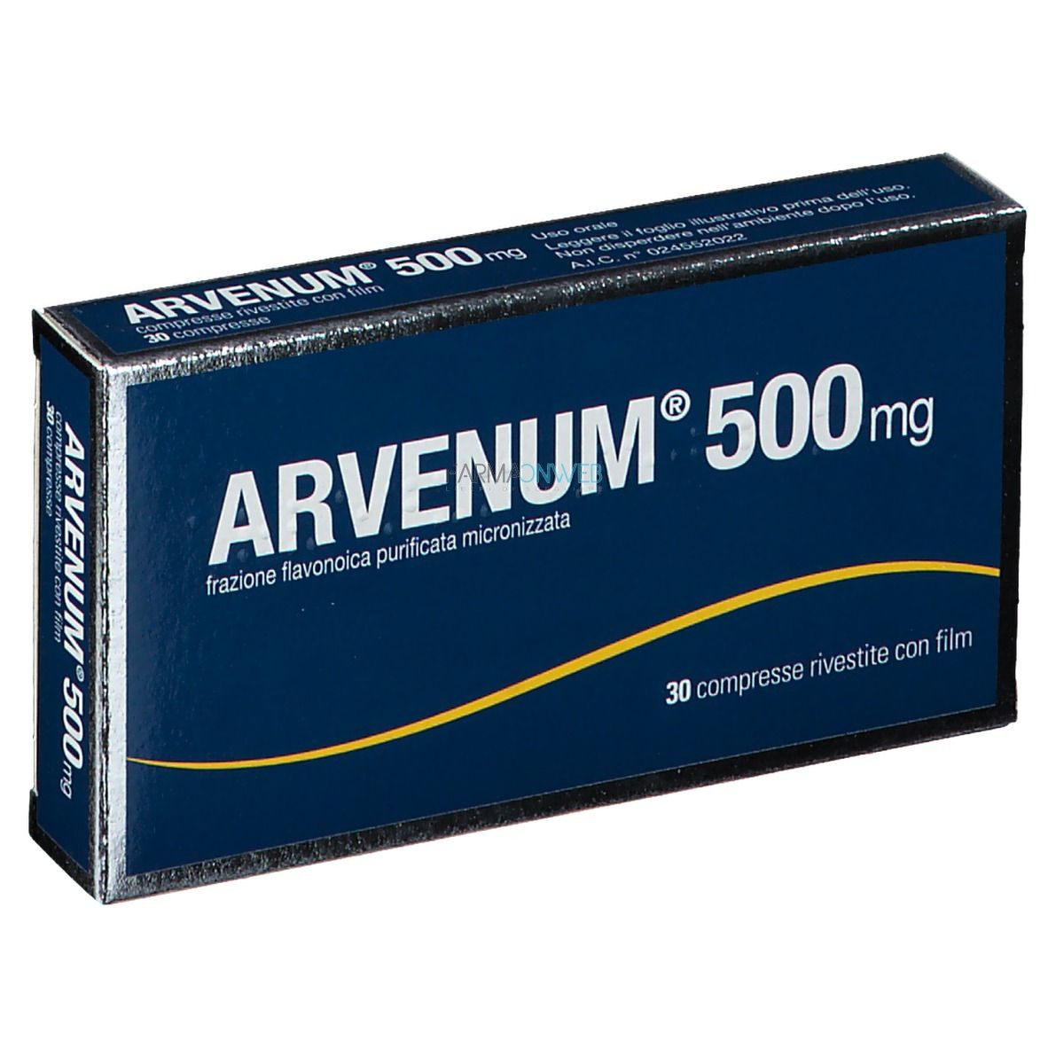 Arvenum 500 500 Mg Compresse Rivestite Con Film 30 Compresse