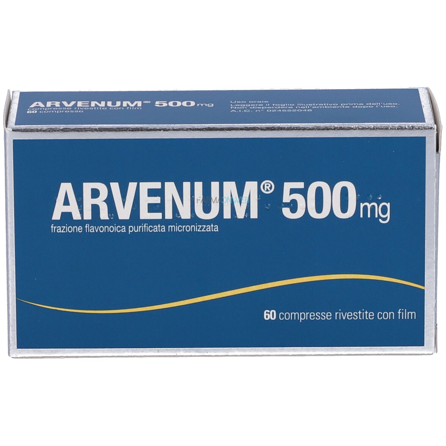 Arvenum 500 Mg Compresse Rivestite Con Film 60 Compresse