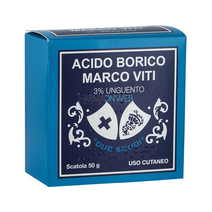 Acido Borico Mv 3% Unguento Tubo Da 50 G