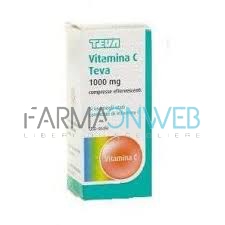 Vitamina C Teva 1.000 Mg Compresse Effervescenti 10 Compresse