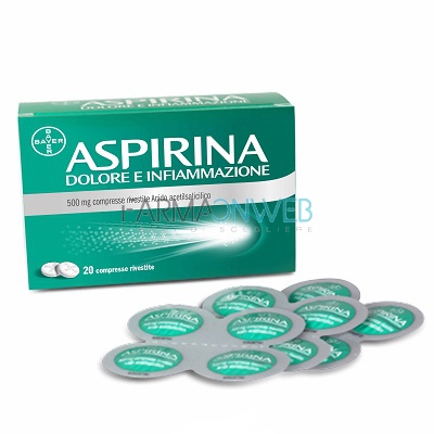 Aspirina Dolore Inf 500 Mg Compresse Rivestite 20 Compresse In Blister Al/Pe/Carta