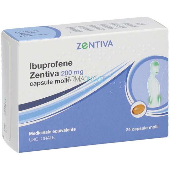 Ibuprofene Zen 24Cps Mol 200Mg 