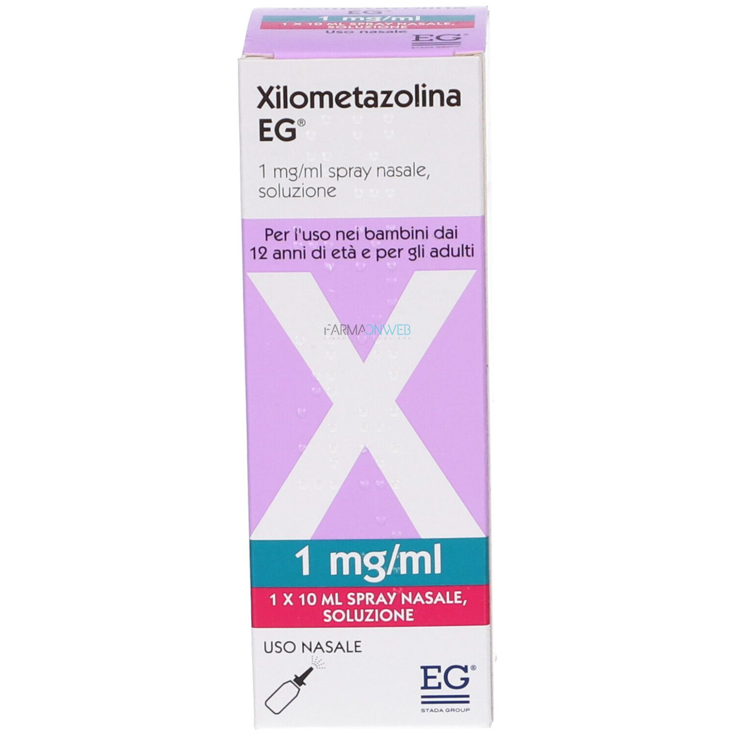 Xilometazolina Eg Spr10ml 10Mg 