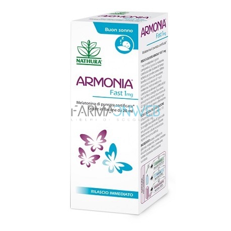 Nathura Armonia Fast 1 mg Gocce Integratore Alimentare 20 ml