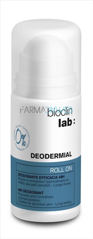 Bioclin Linea Deodermial Deodorante 48h Roll-On senza Profumo 50 ml