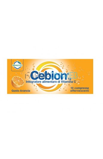 Cebion Vitamina C Gusto Arancia 10 Compresse Effervescenti