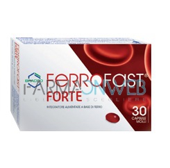 FerroFast Forte Integratore Alimentare a base di Ferro 30 capsule molli