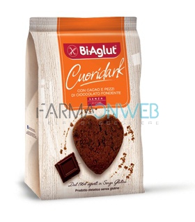 BiAglut Cuori Dark Biscotti Senza Glutine 200 g