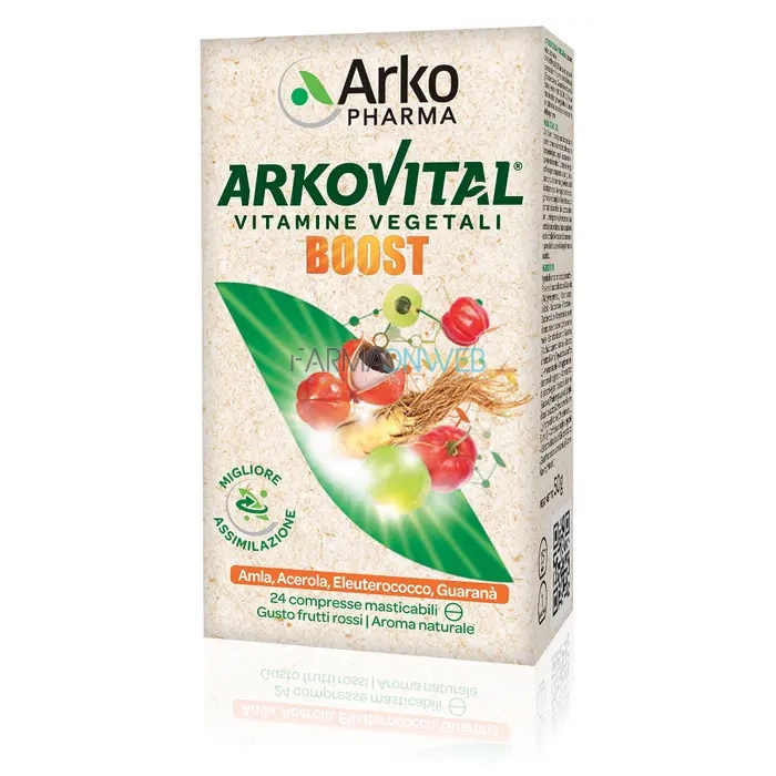 Arkofarm Acerola Boost Integratore Alimentare 24 Compresse