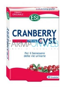 Esi Cranberry Cyst Integratore Alimentare 30 Ovalette