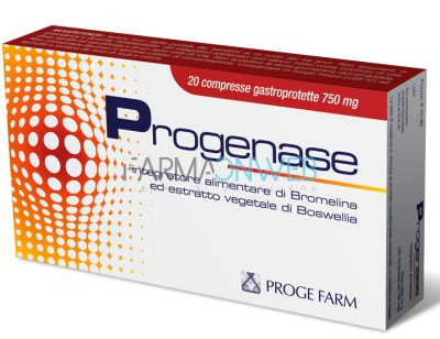 Proge Farm Progenase Integratore Alimentare 20 compresse