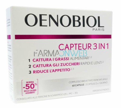 Oenobiol Linea Dimagrante Capteur 3 in 1 60 capsule