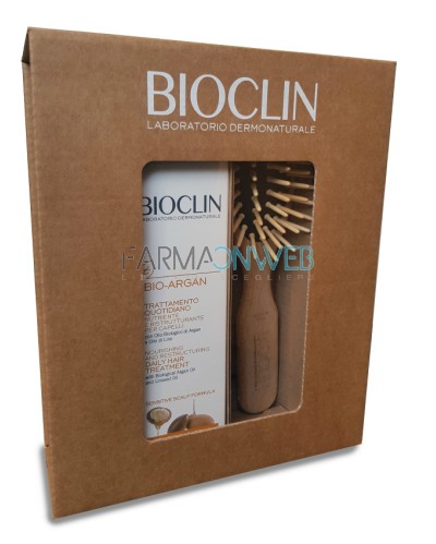 Bioclin Linea Capelli Bio-Argan Trattamento Quotidiano Nutriente 100 ml+Spazzola