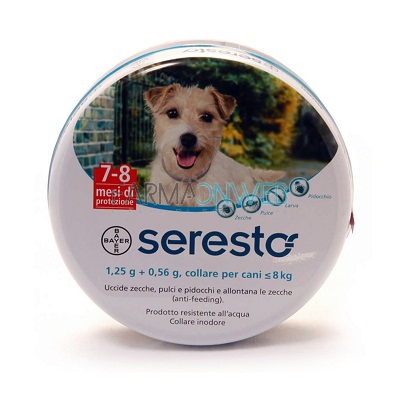 Bayer Seresto Collare Antiparassitario per Cani fino a 8 kg