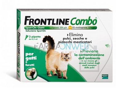 Frontline Combo Spot On per Gatti 3 Pipette