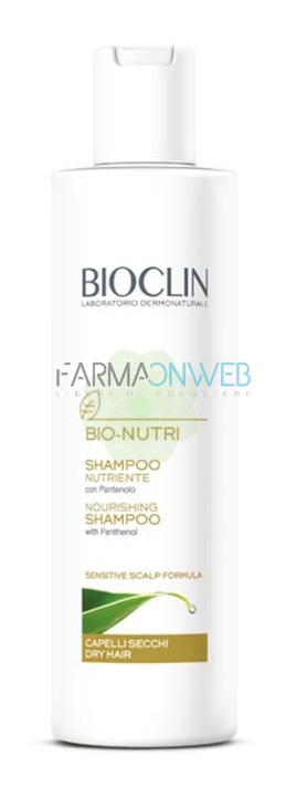 Bioclin Linea Capelli Bio-Nutri Shampoo Nutriente per Capelli Secchi 100 ml