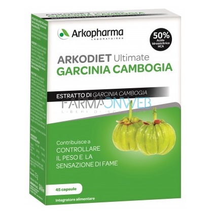 ArkoDiet Ultimate Garcinia Cambogia Integratore Alimentare 45 Capsule