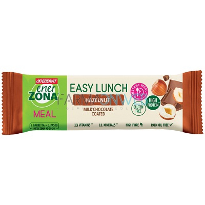 EnerZona Easy Lunch Nutrition Bar Hazelnut Barretta 58 g