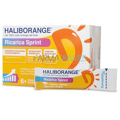 Haliborange Ricarica Sprint Integratore Alimentare 20 buste