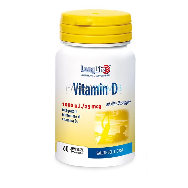 Longlife Vitamina D3 1000 u.i. 60 compresse