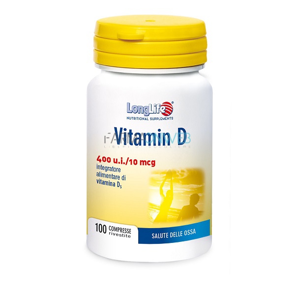 Longlife Vitamina D3 400 u.i. 100 compresse