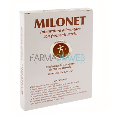Bromatech Milonet Fermenti Integratore Alimentare 12 Capsule