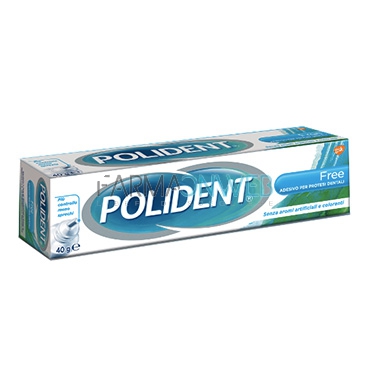 Polident Free Gusto Neutro Crema Adesiva Protettiva senza Zinco 70 g