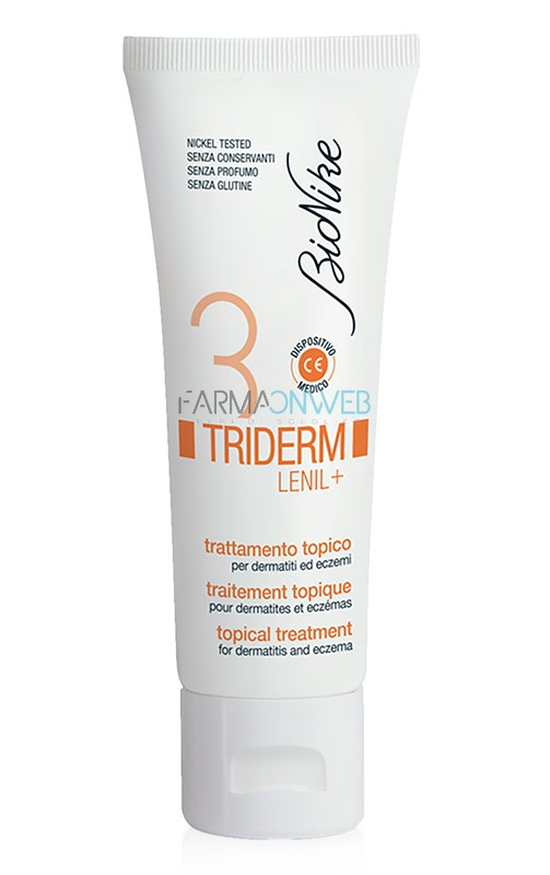 BioNike Triderm Linea Lenil AG Crema Lenitiva per le Dermatiti con Argento 30 ml