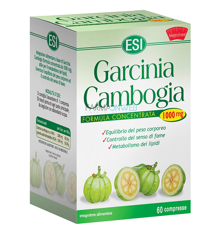Esi Garcinia Cambogia Integratore Alimentare 60 Compresse
