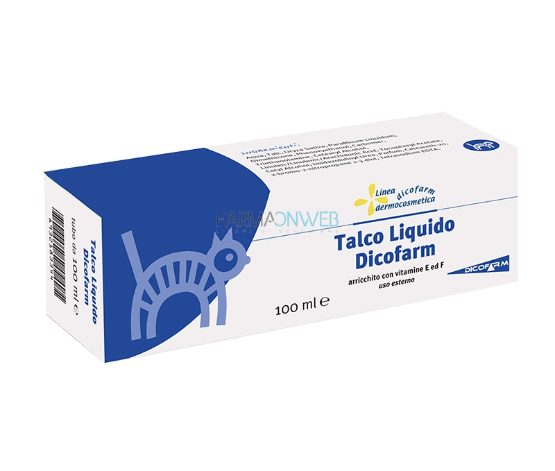 Dicofarm Talco Liquido Vitaminico Protettivo Lenitivo 100 ml