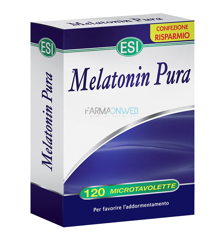 Esi Melatonin Pura 1 mg Integratore Alimentare 120 Microtavolette