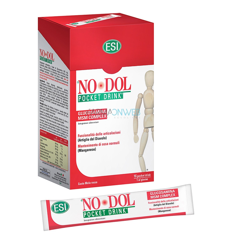 No Dol Pocket Drink Glucosammina Condroitina 16 Buste