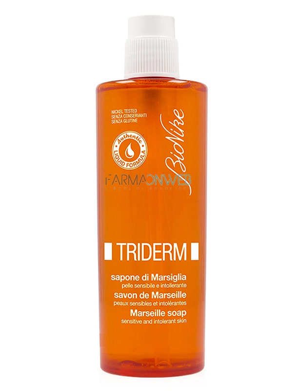 BioNike Triderm Linea Detergenza Quotidiana Sapone Liquido di Marsiglia 500 ml