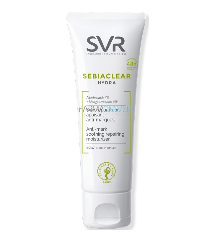 SVR Sebiaclear Hydra Trattamento Riparatore Lenitivo Anti-Acne 40 ml