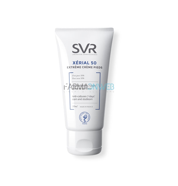 SVR Xerial 50 Extrme Crme Pieds Trattamento Urea Levigante Piedi 40 ml