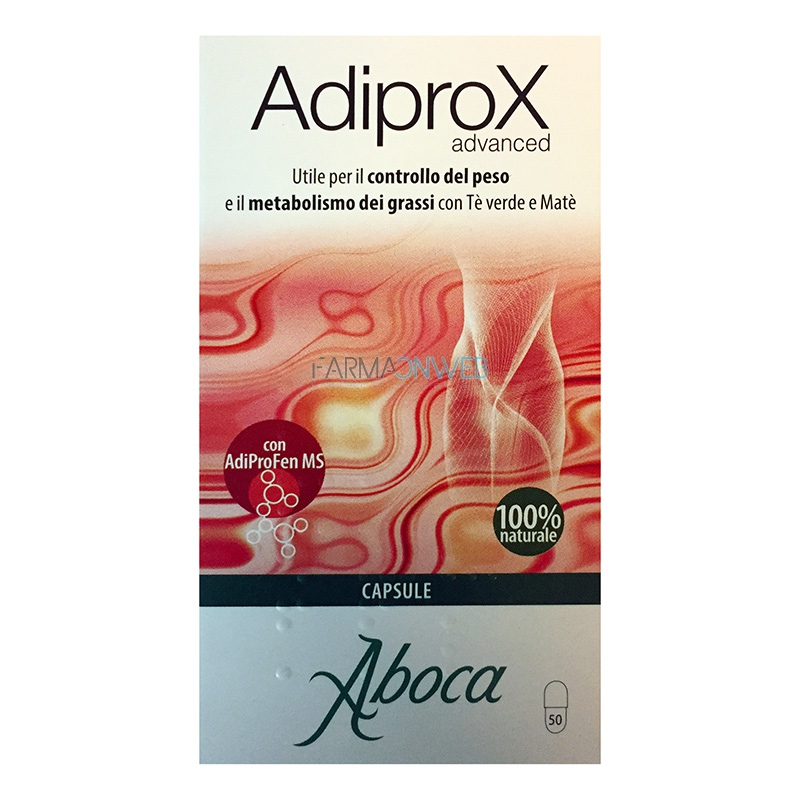 Aboca Adiprox Advanced Integratore Alimentare 50 Capsule