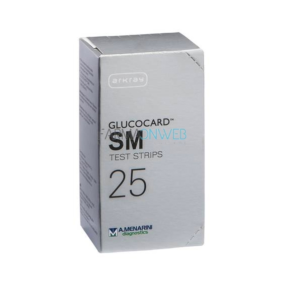 Menarini Diagnostics Linea Dispositivi Medici Glucocard SM 25 Strisce Reattive