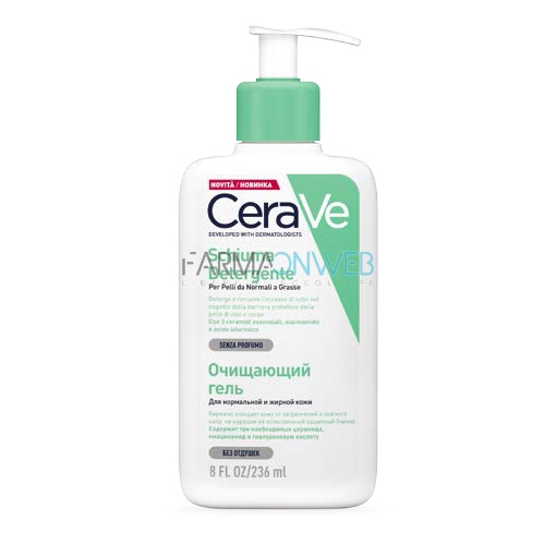Cerave Foaming Cleanser Schiuma Detergente Viso Corpo 236 ml