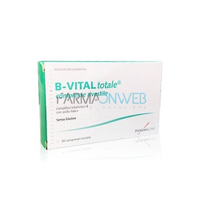 PharmaLine Linea Vitamine B Vital Totale Integratore Alimentare 30 Compresse