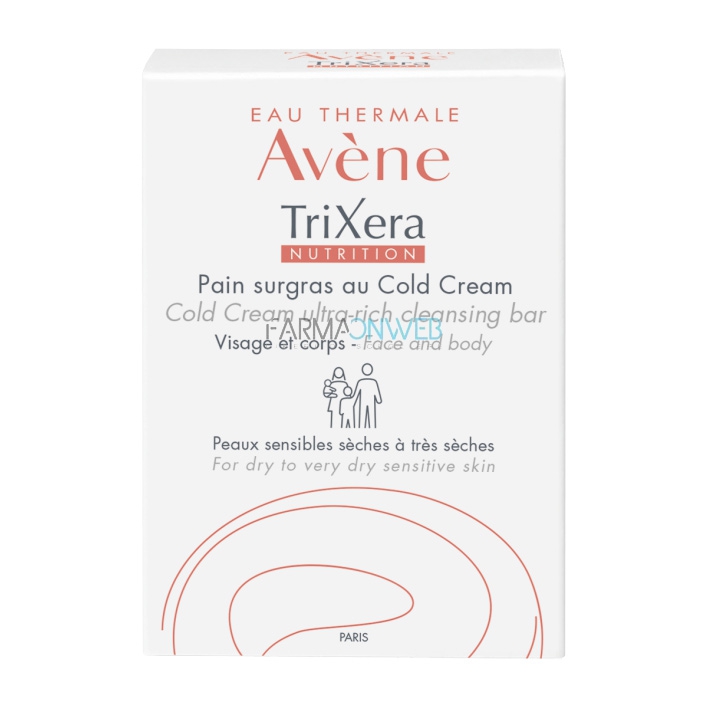 Avene Linea Trixera Nutrition Pane Detergente Senza Sapone Pelli Secche 100 g