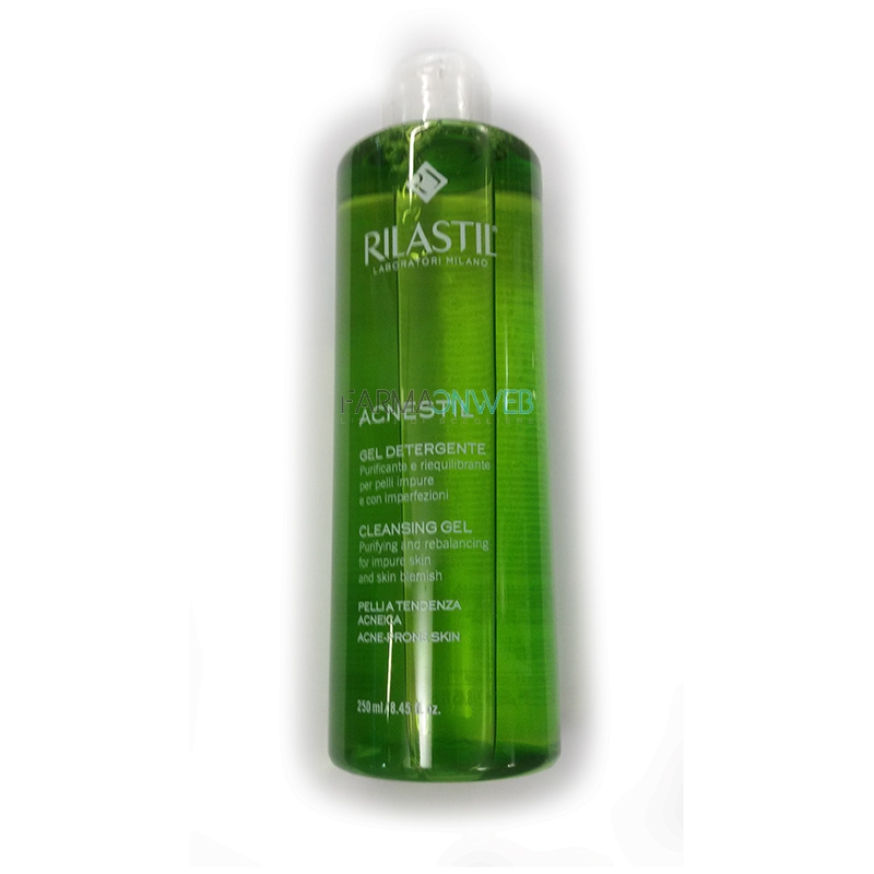 Rilastil Linea Acnestil Gel Detergente Viso Pelli Grasse e Sensibili 250 ml