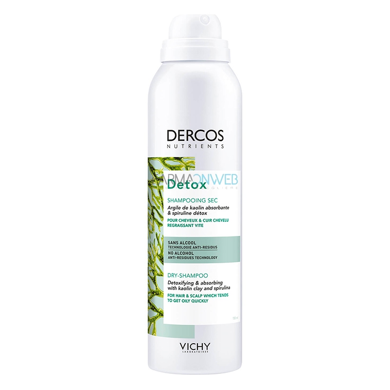 Dercos Equilibrante Detox Shampoo Sebo Correcteur Capelli Grassi 150 ml
