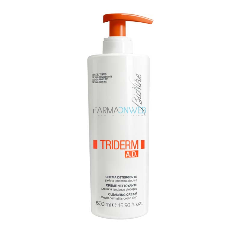 BioNike Triderm Pelli Sensibili AD Crema Detergente Delicata Corpo 500 ml