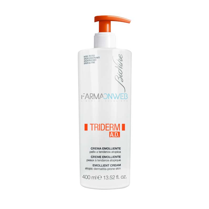 BioNike Triderm Pelli Sensibili AD Crema Emolliente Idratante Corpo 400 ml
