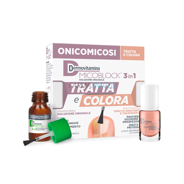 Dermovitamina Micoblock Onicomicosi Tratta e Colora 7 ml