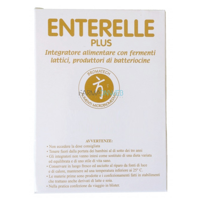 Bromatech Enterelle Plus Fermenti Integratore Alimentare 24 Capsule