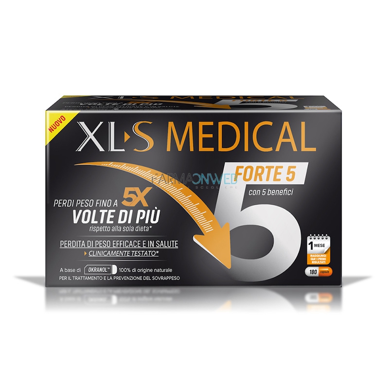 XLS Medical Forte 5 Controllo del Peso 180 Capsule